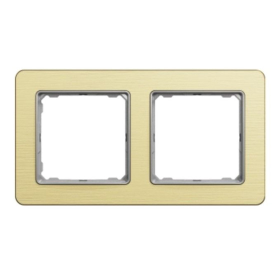 Двопостова рамка Schneider Electric Sedna Elements Sedna Elements матове золото SDD371802