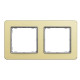 Двопостова рамка Schneider Electric Sedna Elements Sedna Elements матове золото SDD371802