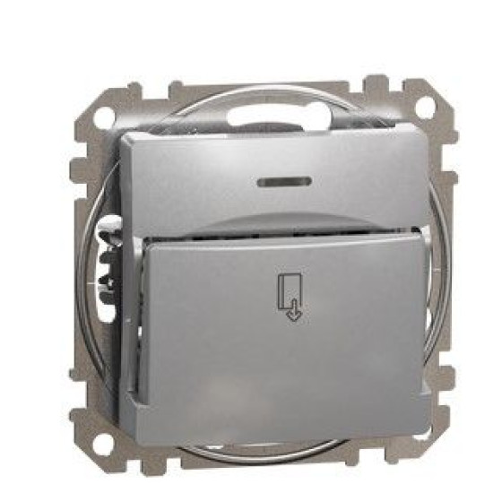 Картковий вимикач Schneider Electric Sedna Design & Elements алюміній SDD113121