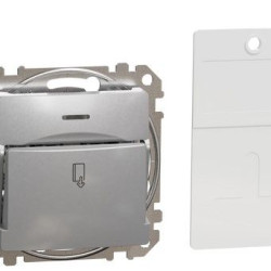 Картковий вимикач Schneider Electric Sedna Design & Elements алюміній SDD113121