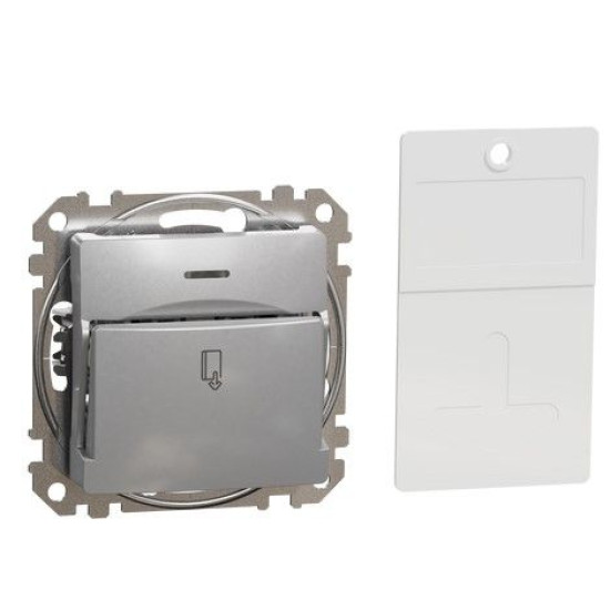 Картковий вимикач Schneider Electric Sedna Design & Elements алюміній SDD113121