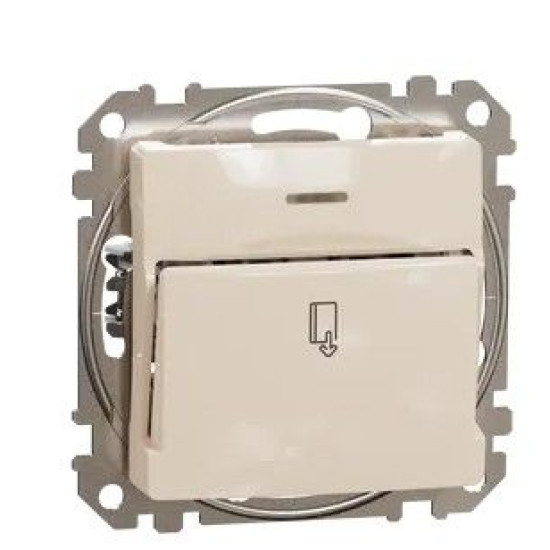 Картковий вимикач Schneider Electric Sedna Design & Elements бежевий SDD112121