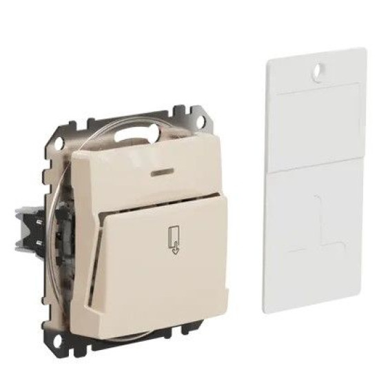Картковий вимикач Schneider Electric Sedna Design & Elements бежевий SDD112121