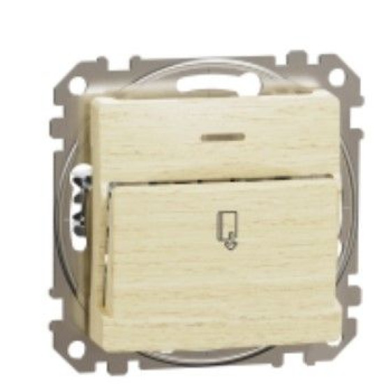 Картковий вимикач Schneider Electric Sedna Design & Elements береза SDD180121