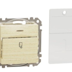 Картковий вимикач Schneider Electric Sedna Design & Elements береза SDD180121