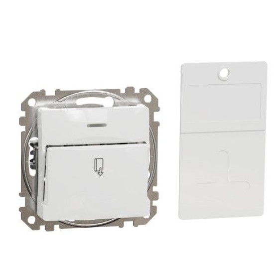 Картковий вимикач Schneider Electric Sedna Design & Elements білий SDD111121