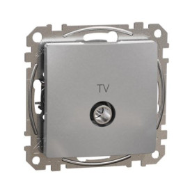 Кінцева TV-розетка 4 дБ Schneider Electric Sedna Design & Elements алюміній SDD113471