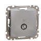 Кінцева TV-розетка 4 дБ Schneider Electric Sedna Design & Elements алюміній SDD113471