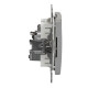 Кінцева TV-розетка 4 дБ Schneider Electric Sedna Design & Elements алюміній SDD113471