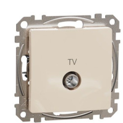 Кінцева TV-розетка 4 дБ Schneider Electric Sedna Design & Elements бежева SDD112471