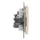 Кінцева TV-розетка 4 дБ Schneider Electric Sedna Design & Elements бежева SDD112471