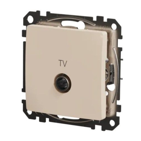 Кінцева TV-розетка 4 дБ Schneider Electric Sedna Design & Elements бежева SDD112471