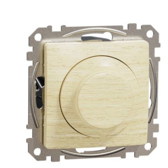 Поворотний світлорегулятор Schneider Electric Sedna Design & Elements RC 3-370 Вт береза SDD180501