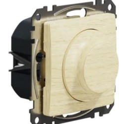 Поворотний світлорегулятор Schneider Electric Sedna Design & Elements RC 3-370 Вт береза SDD180501
