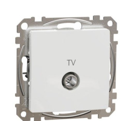 Кінцева TV-розетка 4 дБ Schneider Electric Sedna Design & Elements біла SDD111471