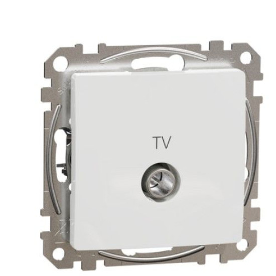 Кінцева TV-розетка 4 дБ Schneider Electric Sedna Design & Elements біла SDD111471