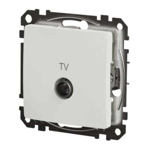 Кінцева TV-розетка 4 дБ Schneider Electric Sedna Design & Elements біла SDD111471