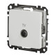 Кінцева TV-розетка 4 дБ Schneider Electric Sedna Design & Elements біла SDD111471