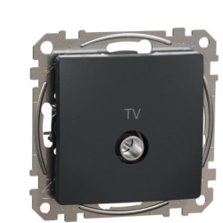 Кінцева TV-розетка 4 дБ Schneider Electric Sedna Design & Elements чорна SDD114471