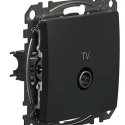 Кінцева TV-розетка 4 дБ Schneider Electric Sedna Design & Elements чорна SDD114471