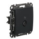 Кінцева TV-розетка 4 дБ Schneider Electric Sedna Design & Elements чорна SDD114471