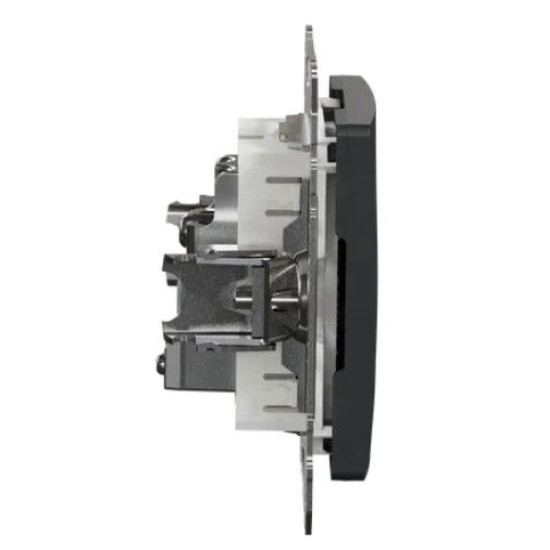 Кінцева TV-розетка 4 дБ Schneider Electric Sedna Design & Elements чорна SDD114471