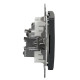Кінцева TV-розетка 4 дБ Schneider Electric Sedna Design & Elements чорна SDD114471