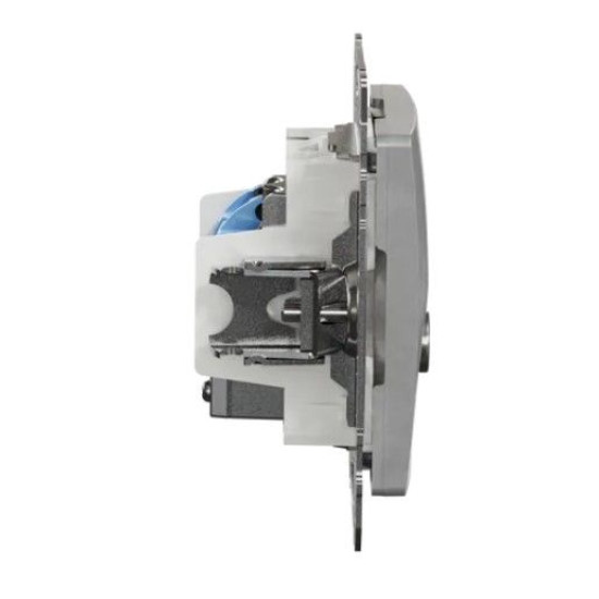 Кінцева TV-розетка Schneider Electric Sedna Design & Elements+ RJ45 кат. 6 UTP алюміній SDD113469T