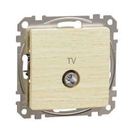 Кінцева TV-розетка 4 дБ Schneider Electric Sedna Design & Elements береза SDD180471