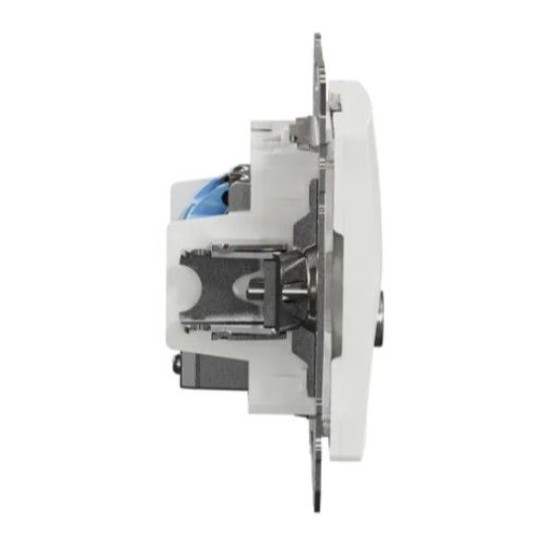 Кінцева TV-розетка Schneider Electric Sedna Design & Elements + RJ45 кат. 6 UTP біла SDD111469T