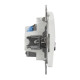Кінцева TV-розетка Schneider Electric Sedna Design & Elements + RJ45 кат. 6 UTP біла SDD111469T
