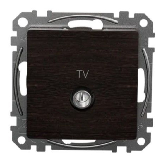Кінцева TV-розетка 4дБ Schneider Electric Sedna Design & Elements венге SDD181471