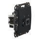 Кінцева TV-розетка Schneider Electric Sedna Design & Elements + RJ45 кат. 6 UTP чорна SDD114469T
