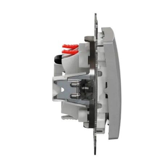 Кнопковий вимикач Schneider Electric Sedna Design & Elements для жалюзі алюміній SDD113114