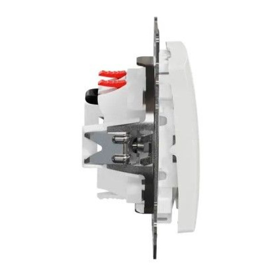 Кнопковий вимикач Schneider Electric Sedna Design & Elements для жалюзі білий SDD111114