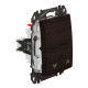 Кнопковий вимикач Schneider Electric Sedna Design & Elements для жалюзі венге SDD181114