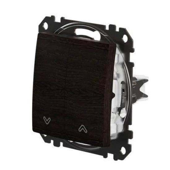 Кнопковий вимикач Schneider Electric Sedna Design & Elements для жалюзі венге SDD181114