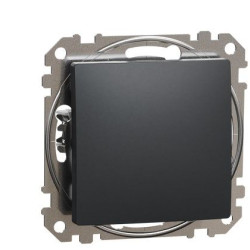Кнопковий перемикач Schneider Electric Sedna Design & Elements чорний SDD114116