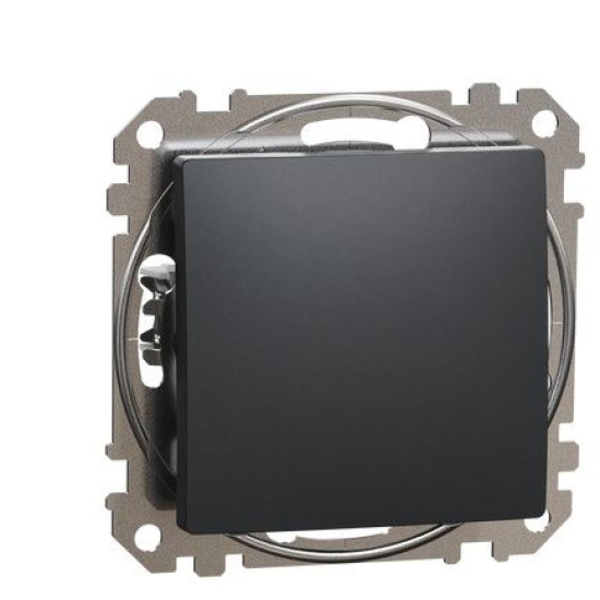 Кнопковий перемикач Schneider Electric Sedna Design & Elements чорний SDD114116