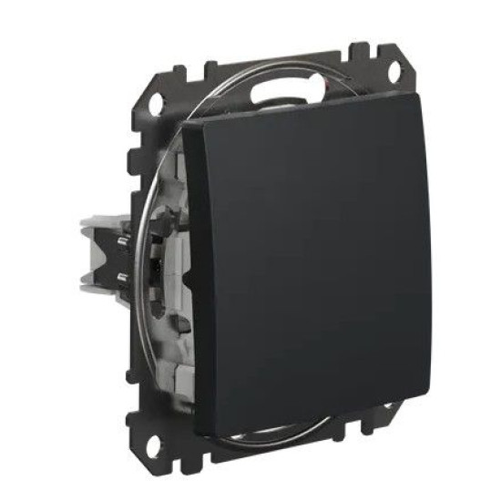 Кнопковий перемикач Schneider Electric Sedna Design & Elements чорний SDD114116