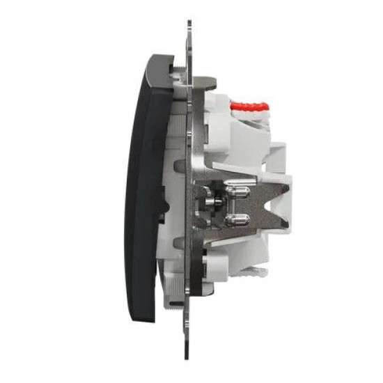 Кнопковий перемикач Schneider Electric Sedna Design & Elements чорний SDD114116