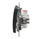 Кнопковий перемикач Schneider Electric Sedna Design & Elements чорний SDD114116