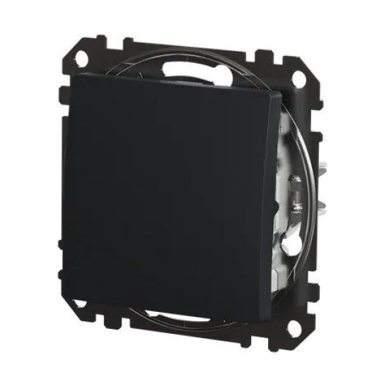 Кнопковий перемикач Schneider Electric Sedna Design & Elements чорний SDD114116
