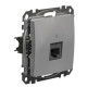 Комп'ютерна розетка Schneider Electric Sedna Design & Elements RJ45 кат. 5е UTP алюміній SDD113451