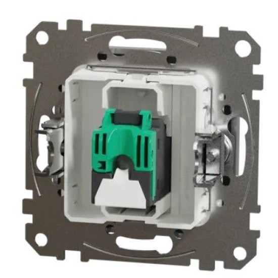 Комп'ютерна розетка Schneider Electric Sedna Design & Elements RJ45 кат. 5е UTP алюміній SDD113451