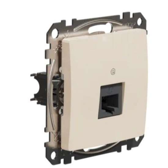 Комп'ютерна розетка Schneider Electric Sedna Design & Elements RJ45 кат. 5е UTP бежева SDD112451