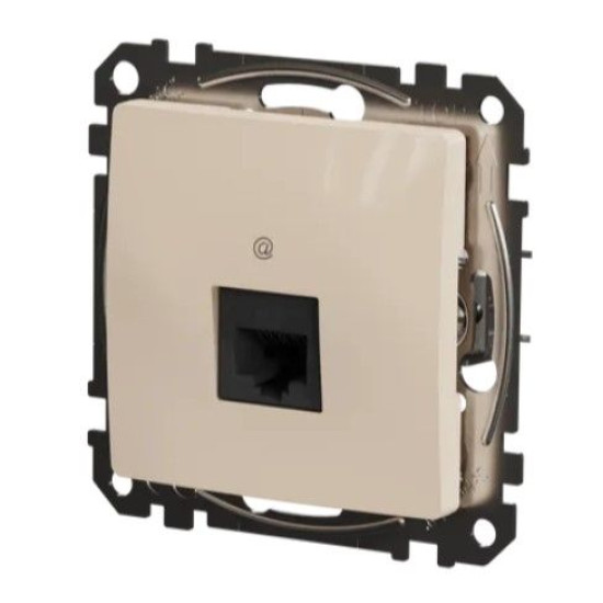 Комп'ютерна розетка Schneider Electric Sedna Design & Elements RJ45 кат. 5е UTP бежева SDD112451