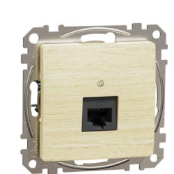 Комп'ютерна розетка Schneider Electric Sedna Design & Elements RJ45 кат. 5е UTP береза SDD180451