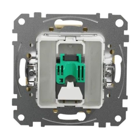 Комп'ютерна розетка Schneider Electric Sedna Design & Elements RJ45 кат. 5е UTP береза SDD180451