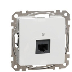Комп'ютерна розетка Schneider Electric Sedna Design & Elements RJ45 кат. 5е UTP біла SDD111451